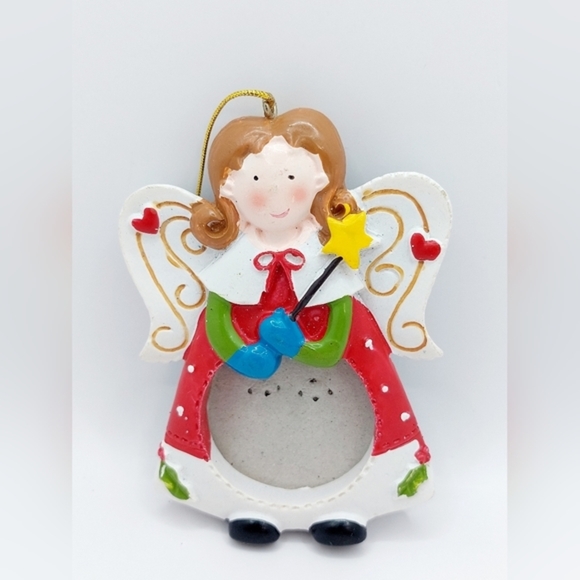 Source Unknown Other - Vintage Angel Frame‎ Christmas Ornament